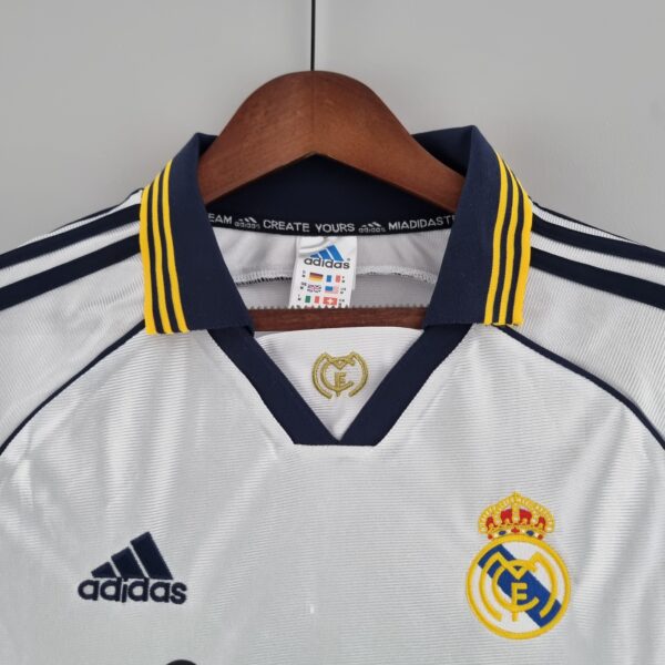 maglia bianca Real Madrid 2000 Raúl collo