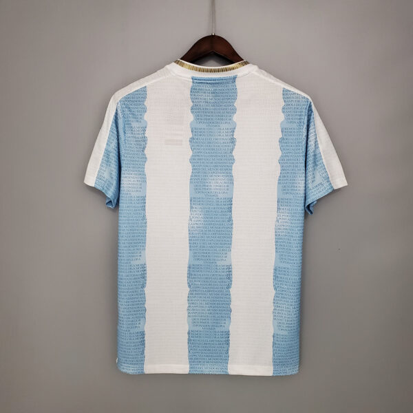 Maglia Argentina 2021 commemorativa con numero