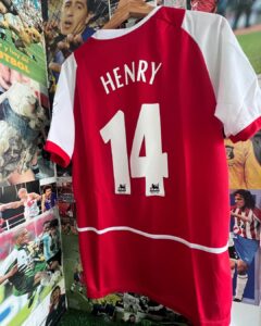 maglia arsenal 02 04 numero henry