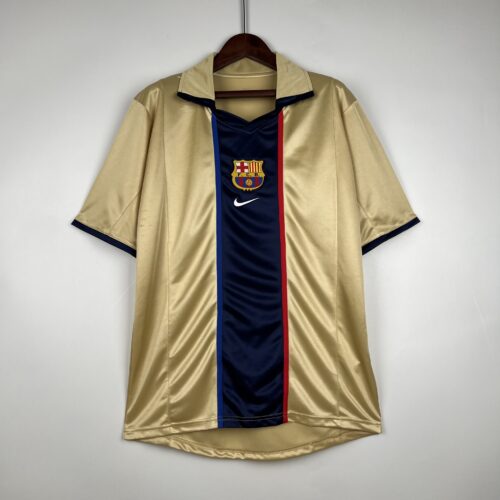 Maglia FC Barcelona 2002 dorata