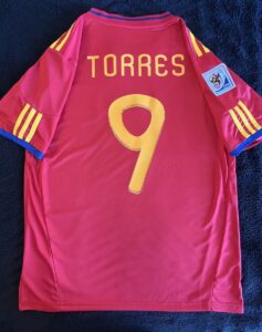 maglia spagna euro dorsal torres