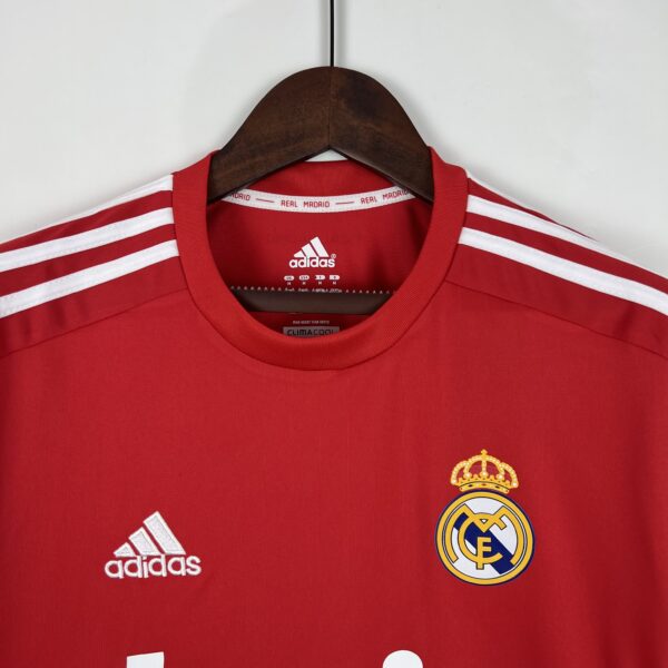 maglia real madrid rossa 11/12 collo