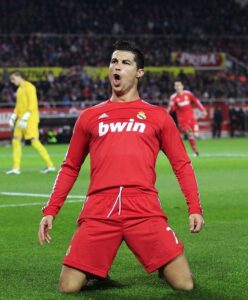maglia real madrid rossa 11/12 cristiano ronaldo 