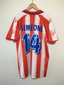 Maglia Atletico Madrid 94 95 dorsale Simeone
