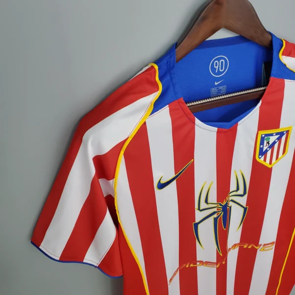 Maglia Atletico Madrid Spiderman 2004-2005 spalla