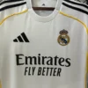 Nuova Maglia Real Madrid 2025-2026 Bianca collo