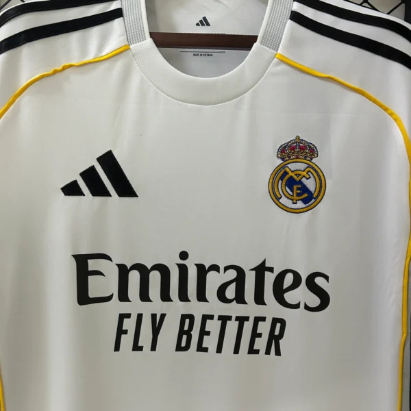 Nuova Maglia Real Madrid 2025-2026 Bianca collo