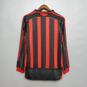 Maglia AC Milan Kaká 2006-2007 a maniche lunghe dorsale