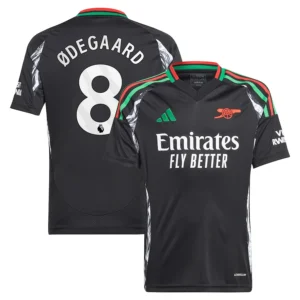 Maglia Arsenal 2024-2025 nera Ødegaard