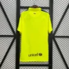 Maglia FC Barcelona 2014-2015 gialla con numero