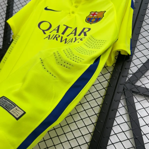 Maglia FC Barcelona 2014-2015 gialla laterale