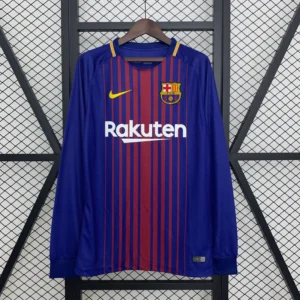 Maglia FC Barcelona 2017-2018 Messi manica lunga