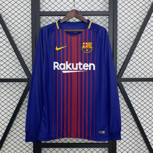 Maglia FC Barcelona 2017-2018 Messi manica lunga