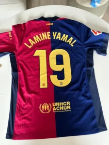 Maglia FC Barcelona Coldplay 2024-2025 dorsale Yamal