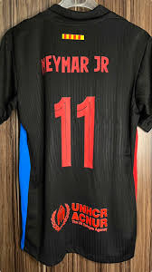 Maglia FC Barcelona Coldplay 2024-2025 nero neymar