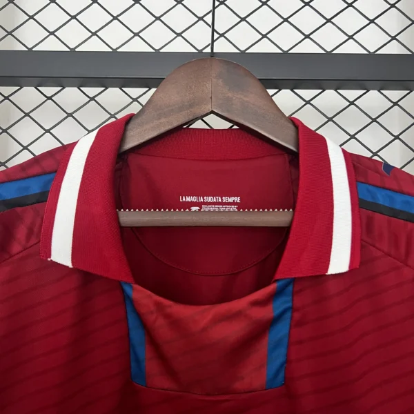 Maglia Rossa Getafe 2024 collo