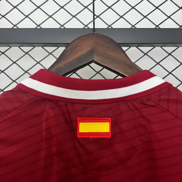 Maglia Rossa Getafe 2024 collo anteriore