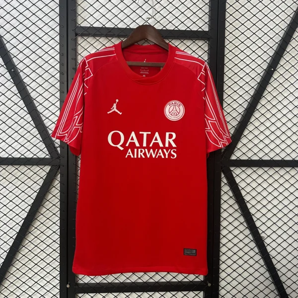 maglia psg rossa 2024-2025