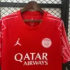 maglia psg rossa 2024-2025 collo