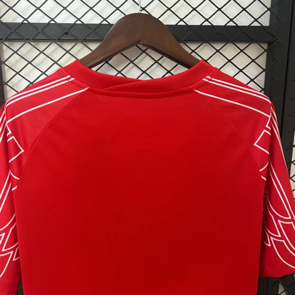 maglia psg rossa 2024-2025 collo anteriore