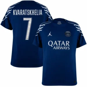 Maglia PSG blu 2024-2025 Kvaratskhelia
