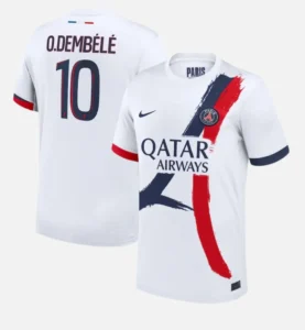 Maglia PSG bianca 2024-2025 Dembélé