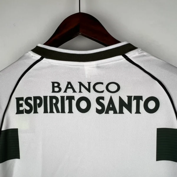 Maglia Sporting Lisbona 2001-2003 Ronaldo collo anteriore