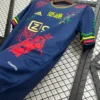 Nuova maglia Ajax 2025-2026 Bob Marley blu laterale