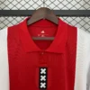 nuova maglia ajax 2025-2026 rossa collo