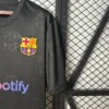Nuova maglia FC Barcelona 2025-2026 nera manica