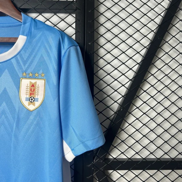 Nuova maglia Uruguay mondiale 2026 celeste manica