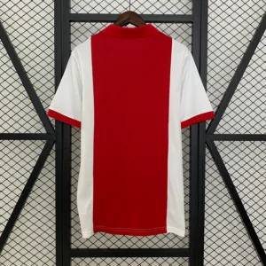 nuova maglia dell’Ajax 2025-2026 rossa dorso
