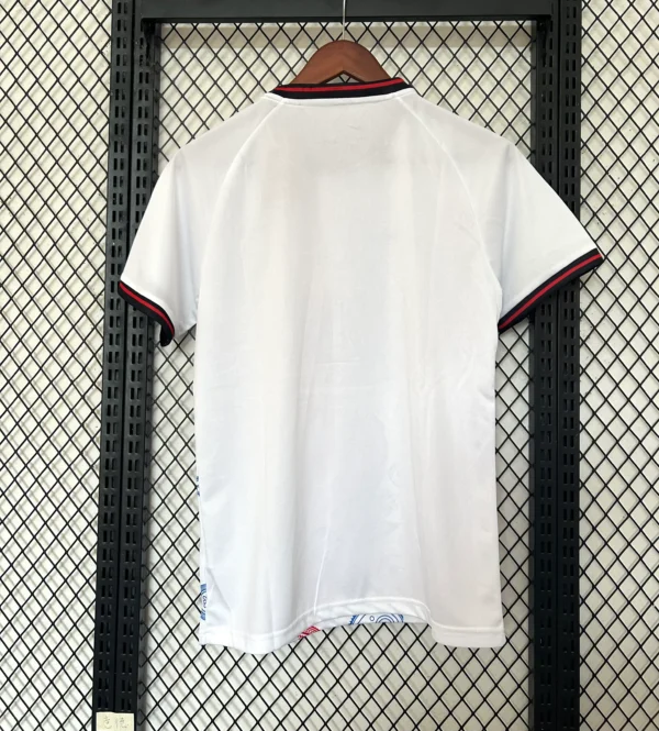 Maglia bianca FC Barcelona 2025-2026 con numero