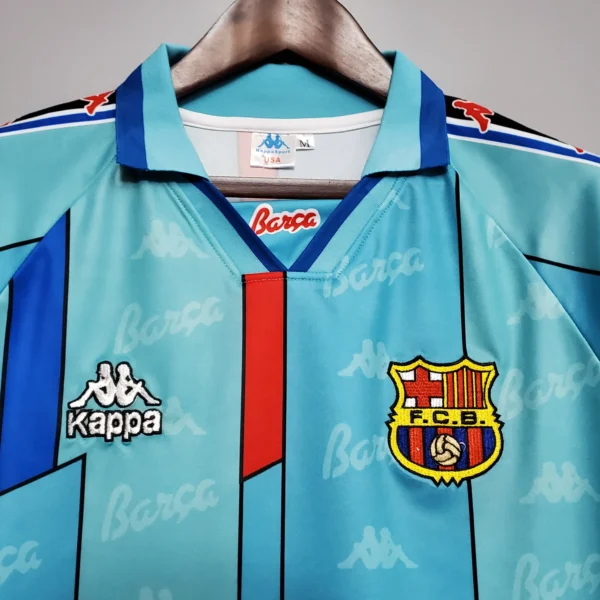 Maglia FC Barcelona 1996-1997 celeste petto