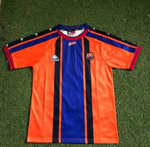 Maglia FC Barcelona 1997-1998 arancione