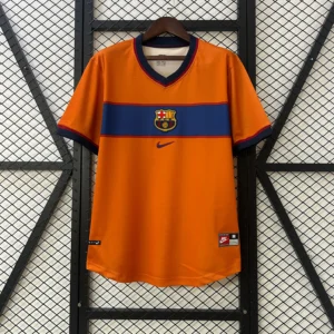 Maglia FC Barcelona 1998-1999 arancione