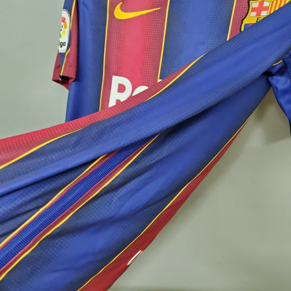 Maglia FC Barcelona 2020-2021 Messi laterale