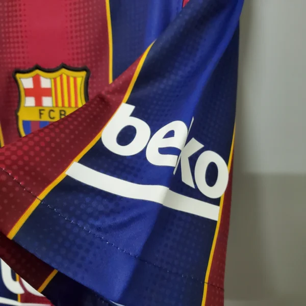 Maglia FC Barcelona 2020-2021 Messi manica