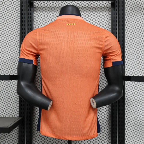 Camiseta FC Barcelona 2024-2025 Naranja dorsal