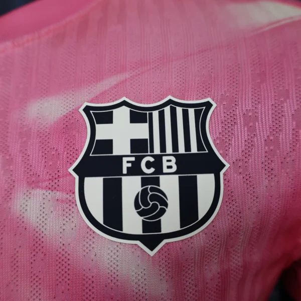Maglia FC Barcelona 2024-2025 rosa stemma