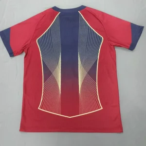 Maglia FC Barcelona 2025-2026 rosso con numero