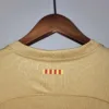 Maglia FC Barcelona Oro 2022-2023 collo anteriore