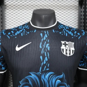Maglia FC Barcelona Leone blu 2024-2025 colletto