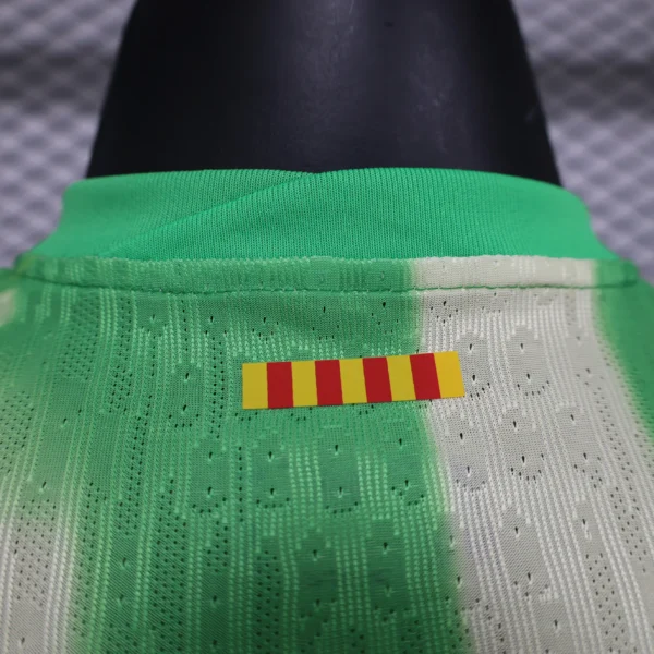 Maglia FC Barcelona verde 2024-2025 collo