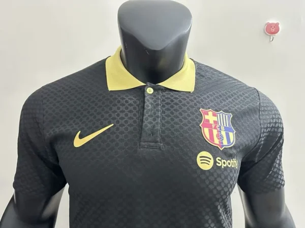 Maglia FC Barcelona nera 2025-2026 petto