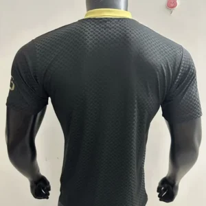 Maglia FC Barcelona nera 2025-2026 con numero