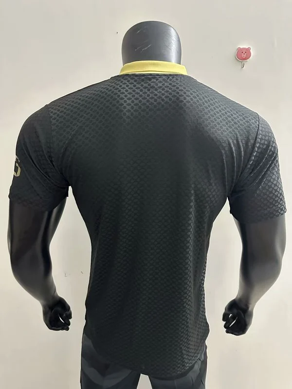 Maglia FC Barcelona nera 2025-2026 con numero