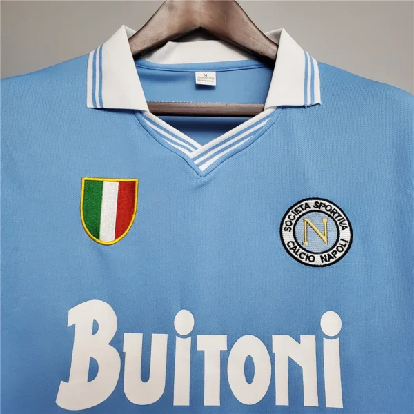 Maglia Napoli 1986-1987 Maradona colletto