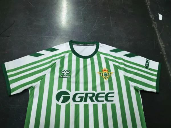 Maglia Real Betis Final Conference League 2024-2025 collo