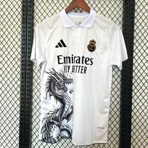 Maglia Real Madrid 2025-2026 Dragone bianco
